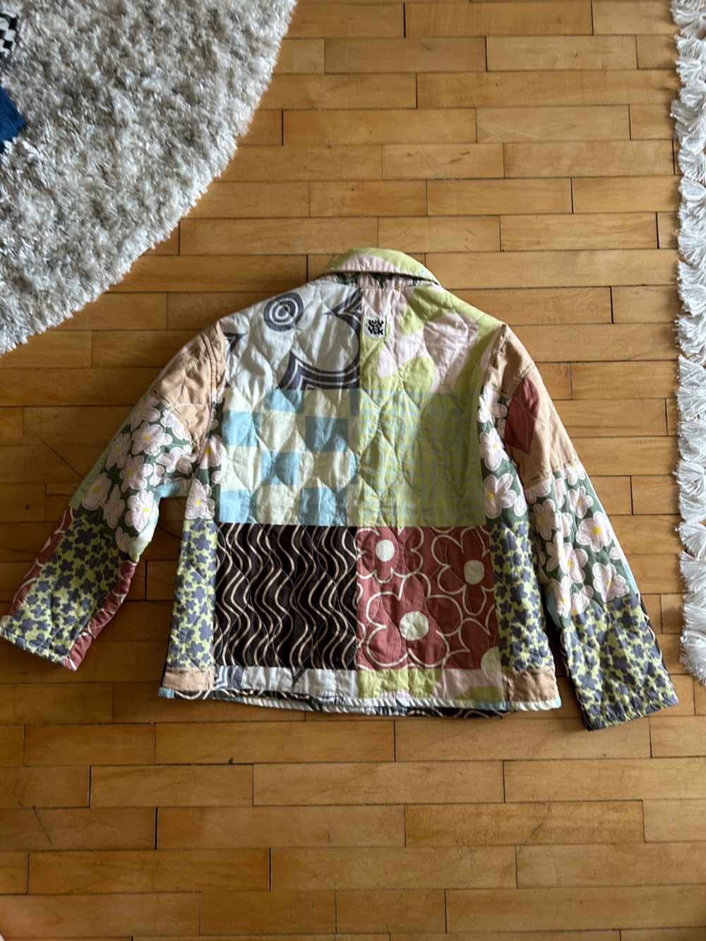 Lucy & Yak quilted patchwork jacket - Picture 2 of 5
